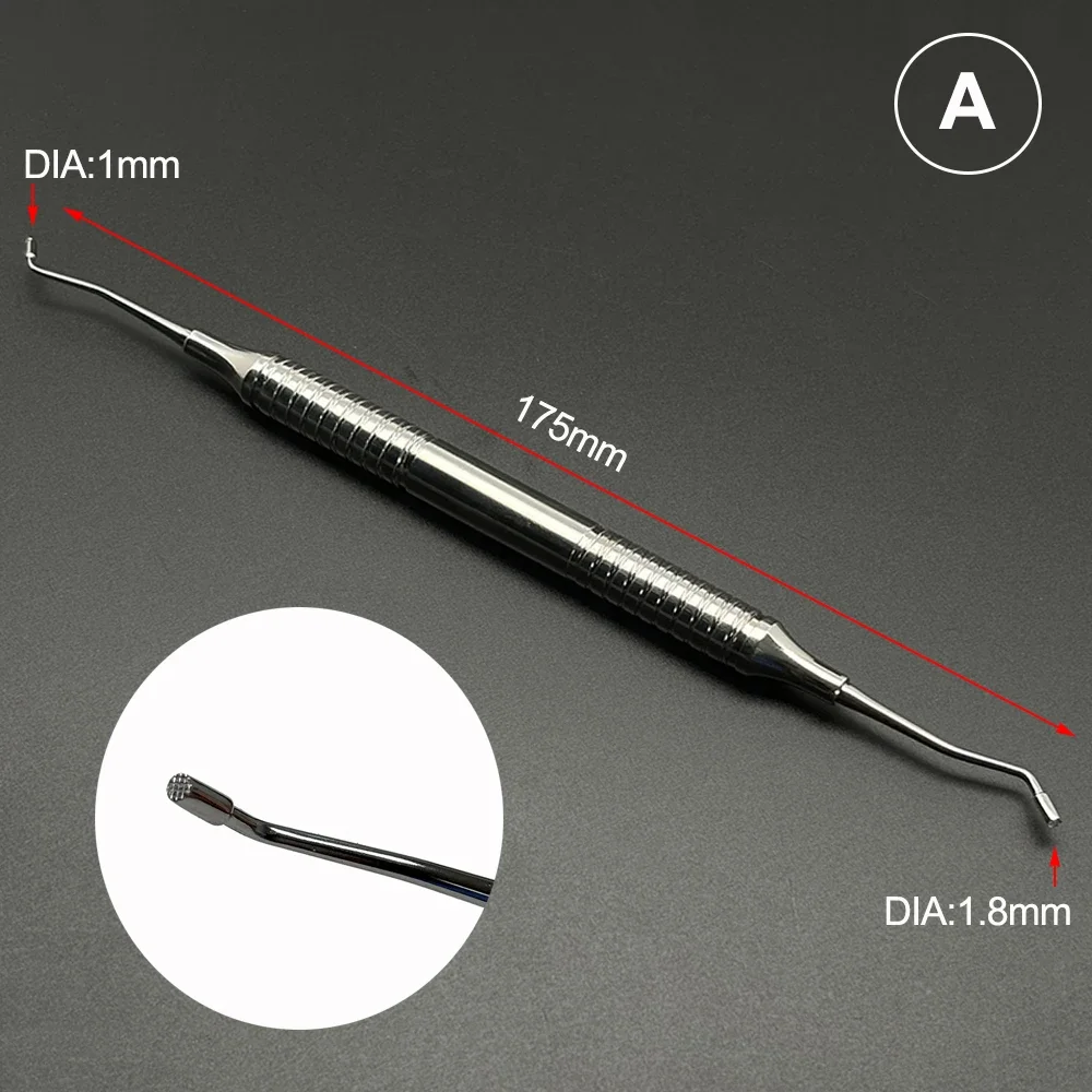 Double Ended Stainless Steel Dental Spatula for Composite Placement Precision Restoration Reusable Restorative Instrument