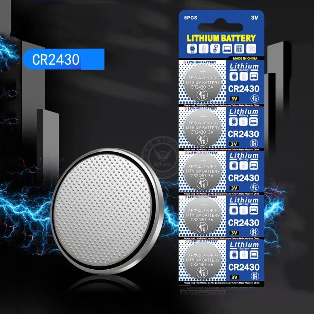 2-10PCS CR2430 3V Lithium Battery CR 2430 DL2430 BR2430  Button Coin Batteries for BMW Key Fob Watch Alarm Clock Remote Control