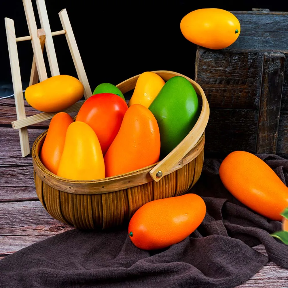 

artificial fake fruit model party props Home Kitchen hotel bar cafe restaurant Shop Store decoration mango Simulation fruits