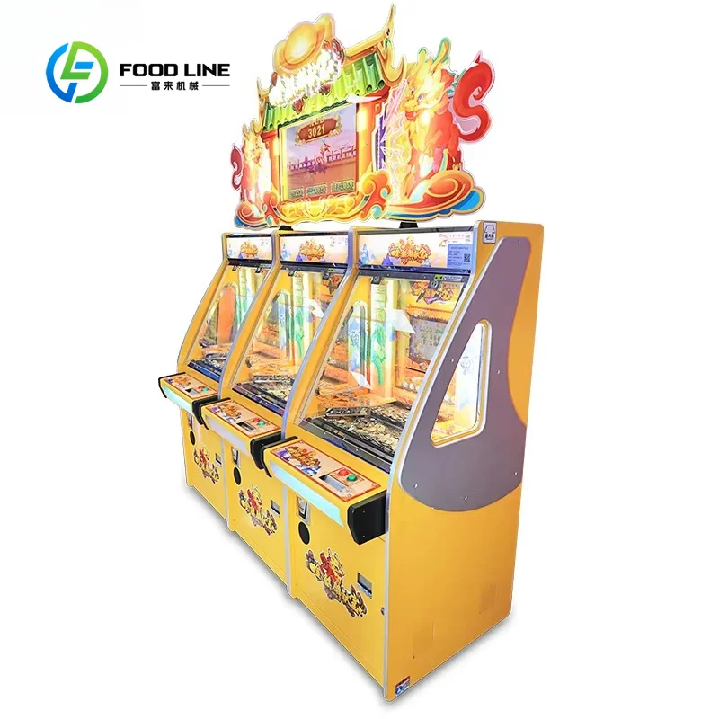 Coin Pusher Arcade Game Machine Interactive Fun Game Equipment for Shopping Malls and Family Centers