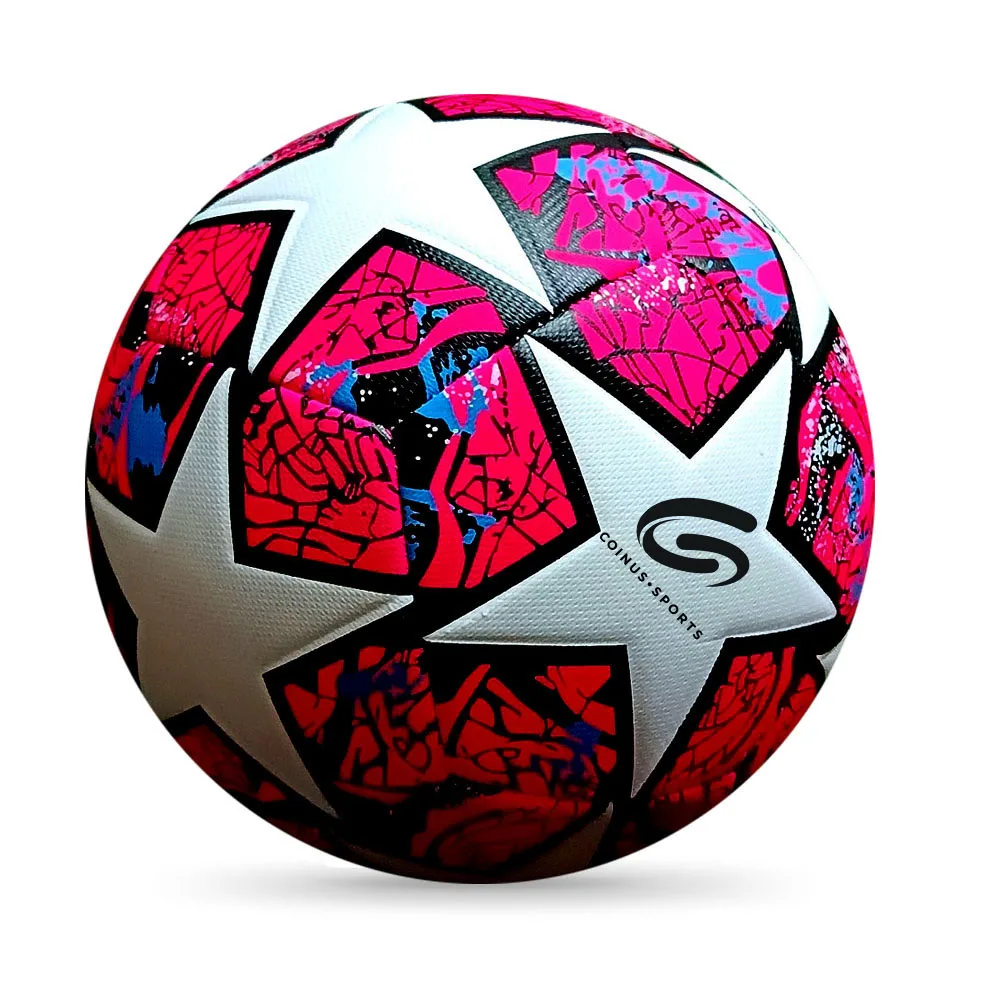 شعار مخصص المباراة الرسمية التدريب حجم 5 4 3 كرة القدم بو الجلود كرة القدم كرة القدم #4