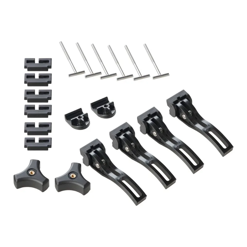 

Car modification pickup cargo box compartment cover fixing clip three-fold compartment cover T-bolt buckle kit