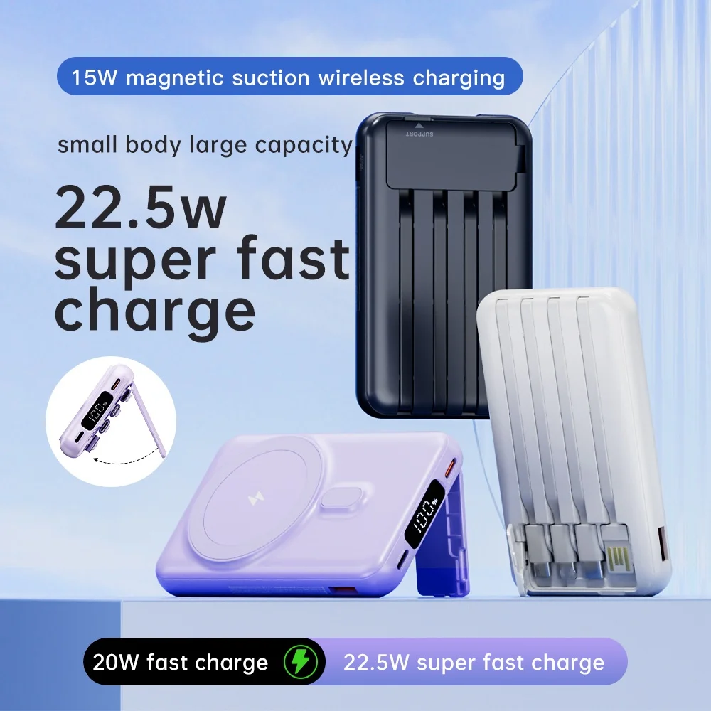 

10000 мАч Power Bank USB C Port 22,5 Вт Портативная запасная батарея для быстрой зарядки для Iphone Samsung Xiaomi Carried On The Plane X1