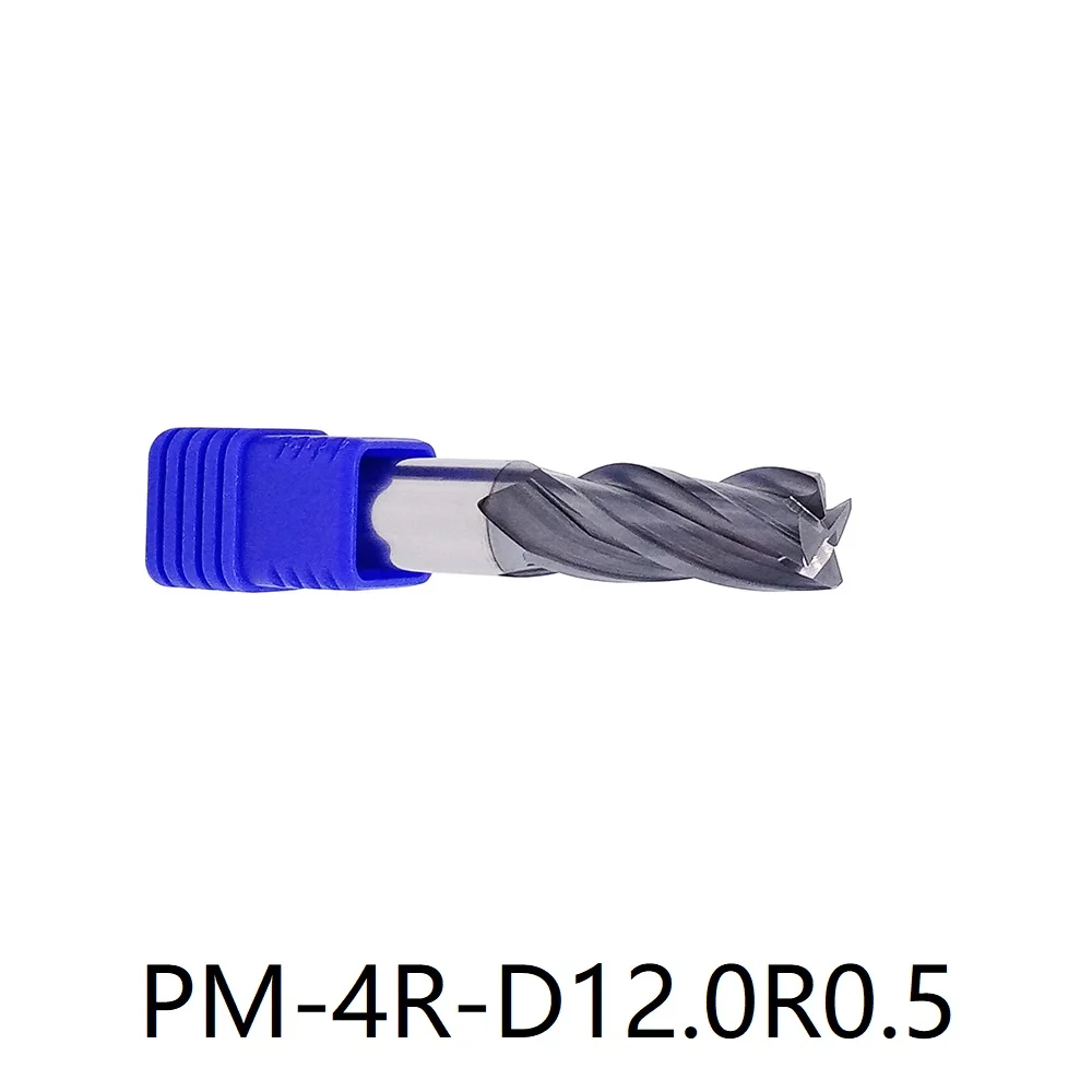 ZCC PM-4R-D12.0R0.5 PM-4R-D12.0R2.0 PM-4R-D12.0R3.0 PM series Solid carbide milling Torus mill High-performance machining