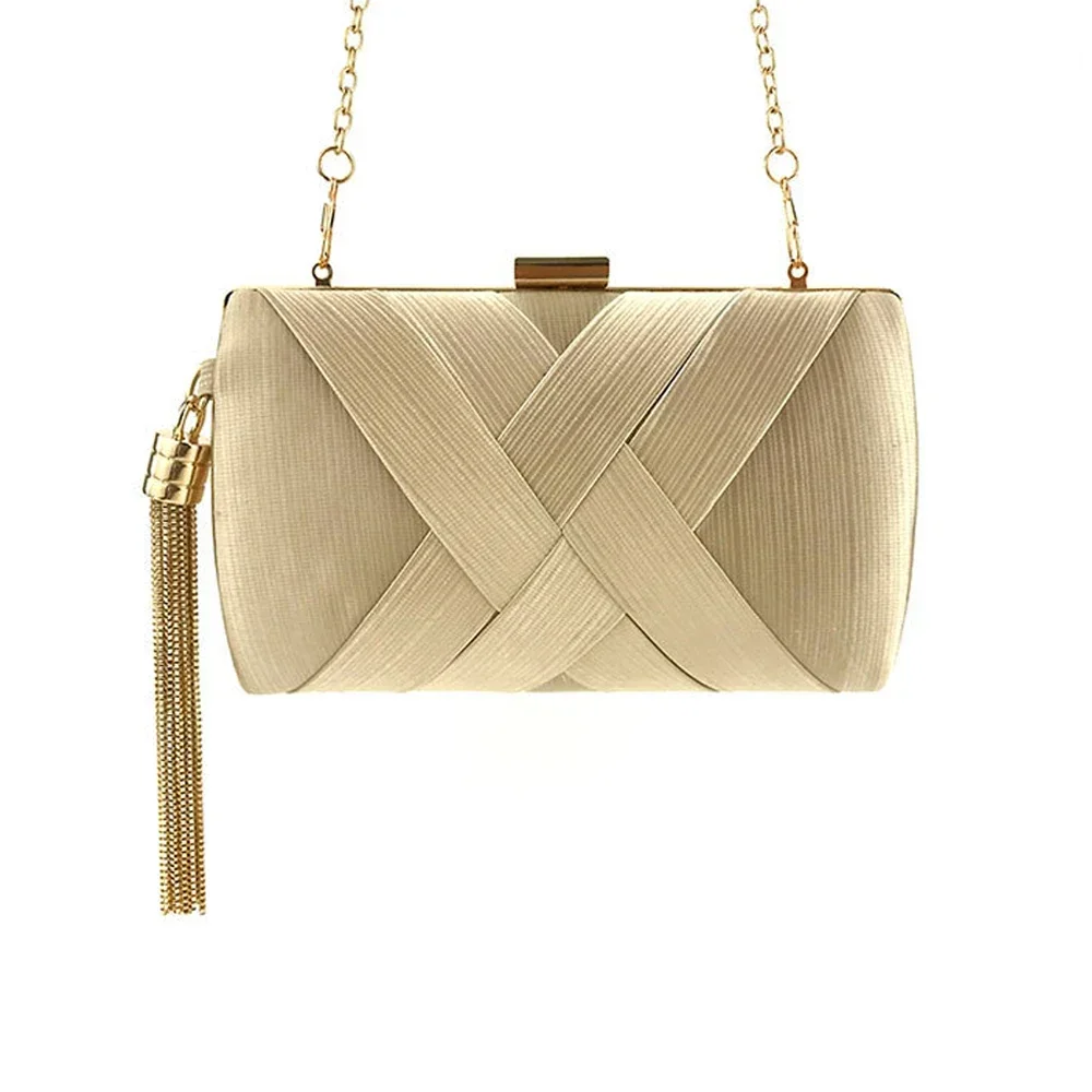 2025 New Fashion Women Evening Bags Tassel Ladies Clutch Purse Shoulder Chain Wedding Party Handbags bags Bolso de mujer sac 가방