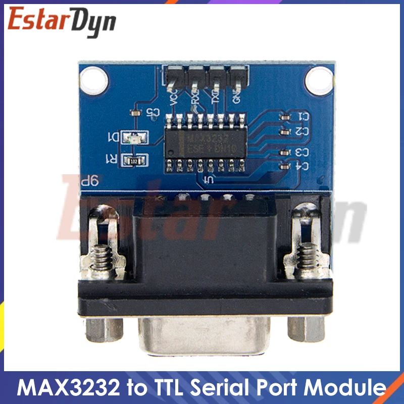 MAX3232 RS232 to TTL Serial Port Converter Module DB9 Connector MAX232