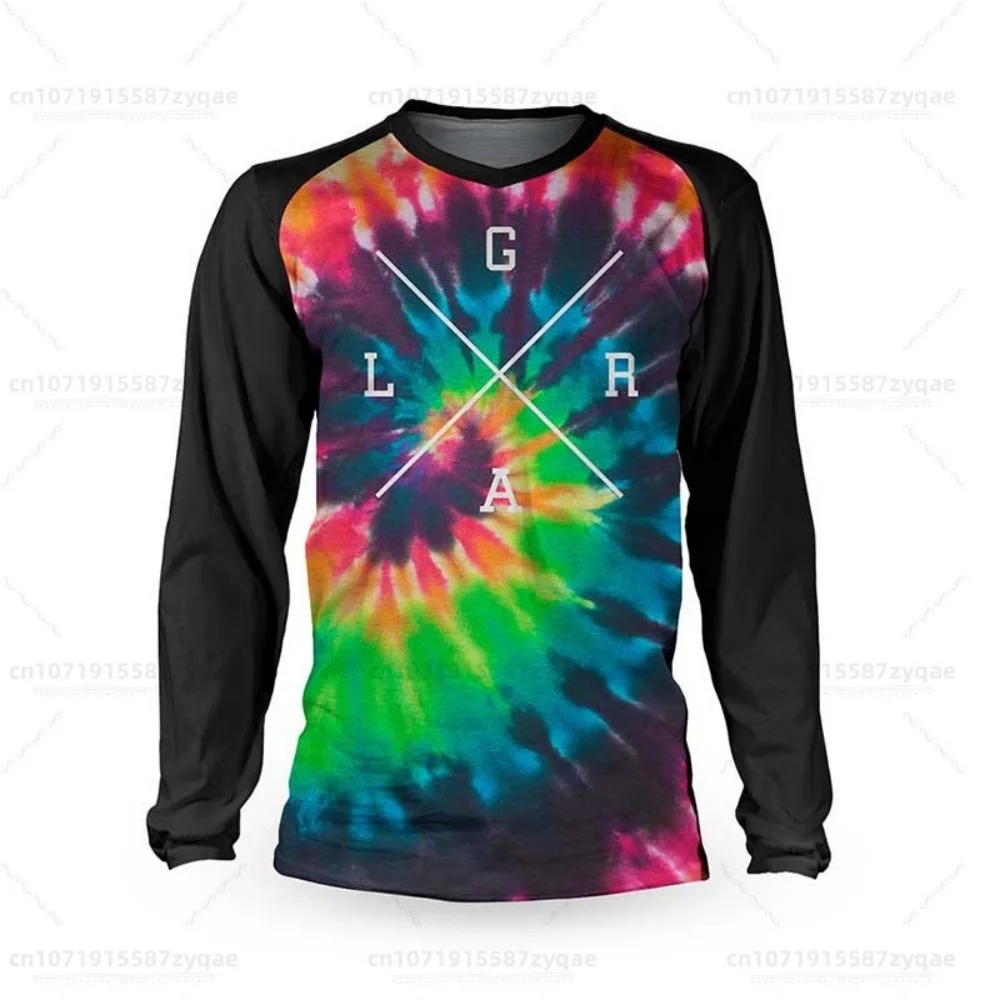 

Быстросохнущая футболка с длинным рукавом 2026 года, свободного кроя, для мотокросса, MTB, даунхилла, BMX, эндуро