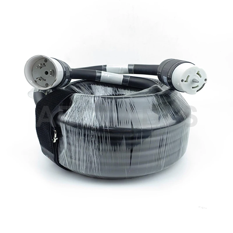 ABCCABLS Professional 50 Amp SS2-50 Male To Female Power Cord, Stage Power Extension Cable For Touring & Events