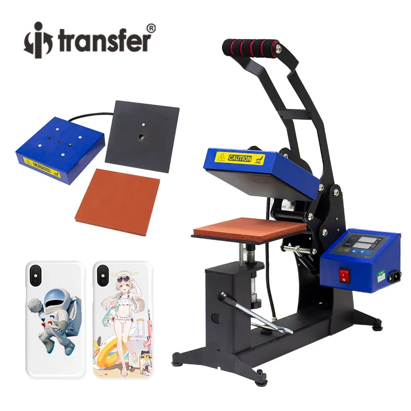 Heat Transfer Cap Press Machine Functional Parts 9-in-1 Hat Printing and Pressing Machine