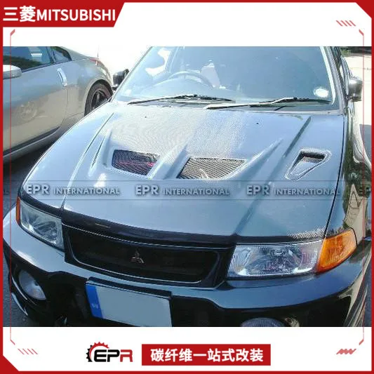 

Подходит для Mitsubishi Evolution, оригинальная модификация головки двигателя EVO4 5 6, из углеродного волокна