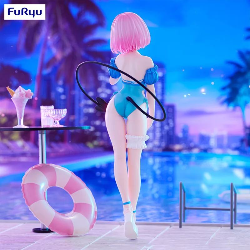 

【100%original】FURYU To LOVEru Darkness Momo Belia Deviluke - Trio-Try-iT Figure H=19CM Collection Series Model Cartoon Character