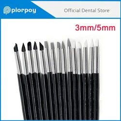 PIORPOY Dental Silicone Shaping Pen 5Pcs Dentistry Composite Cement Porcelain Teeth Elastic Interdental Brush Line DIY Drawing