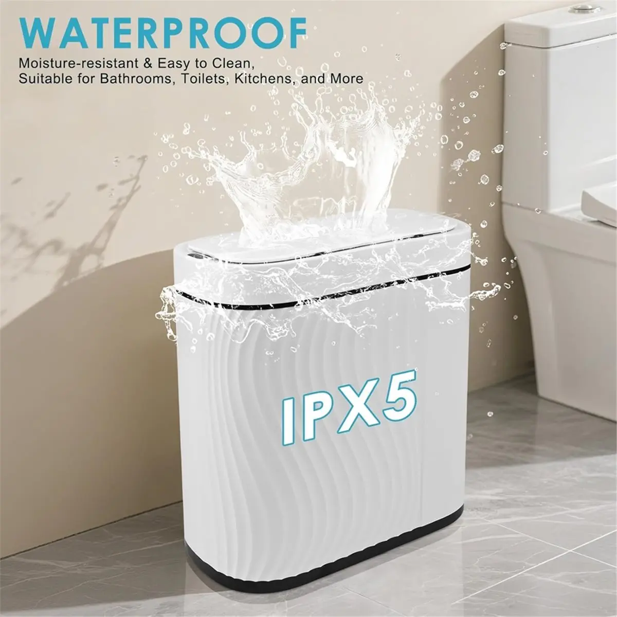 828 Mega Sale Sensor Bins for Kitchen, 8L Touchless Sensor Bin, Waterproof Automatic Bin with Lid, for Kitchen Bathroom