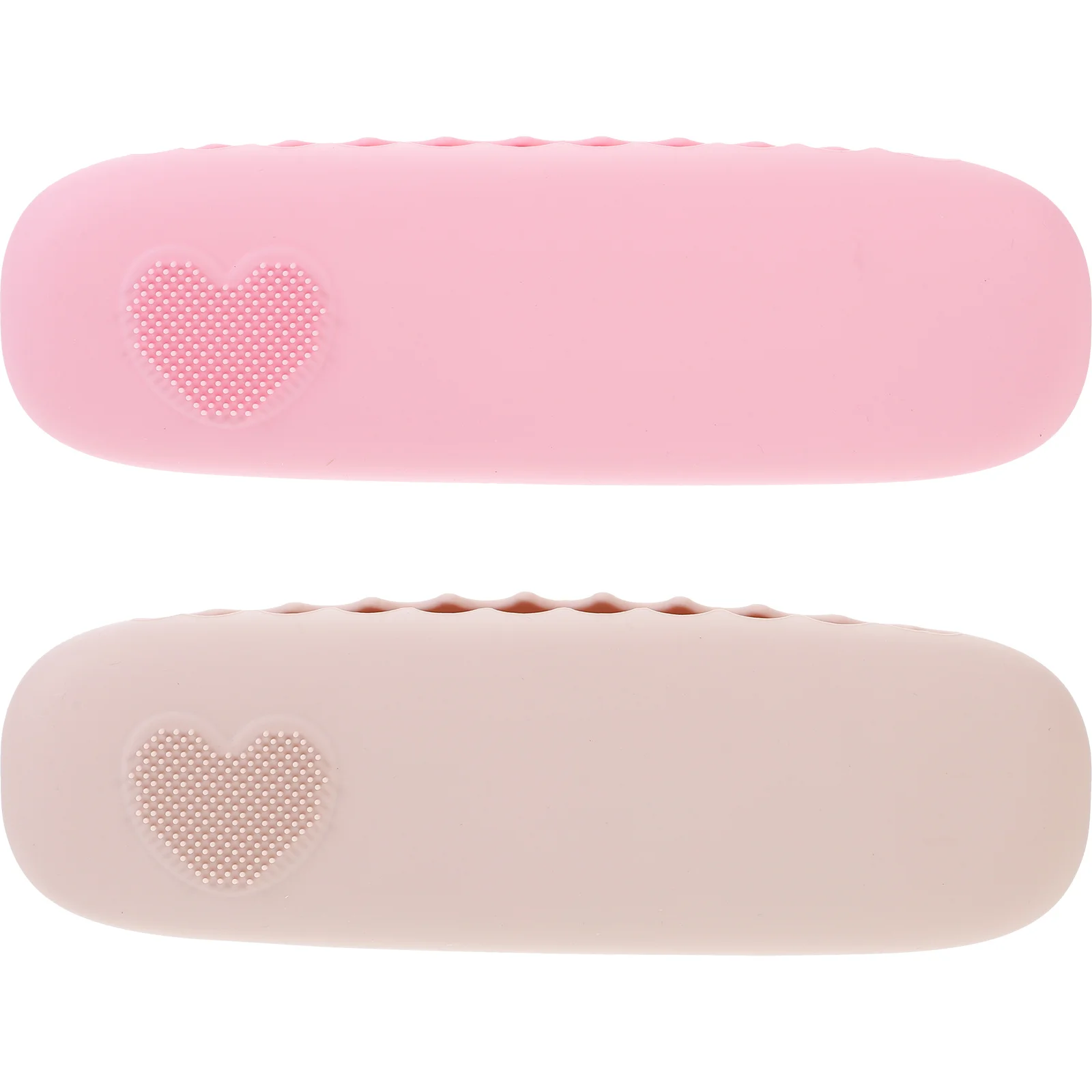 2 個のシリコンブラシバッグポータブルメイクブラシオーガナイザートラベルツール収納ポーチトラベルメイクツールバッグ