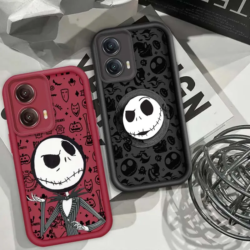 

Nightmare Before Christmas Phone Case For Motorola G85 Edge 50 G24 G35 E14 G04 G34 G Stylus G54 G13 G32 G14 5G Eye Ladder