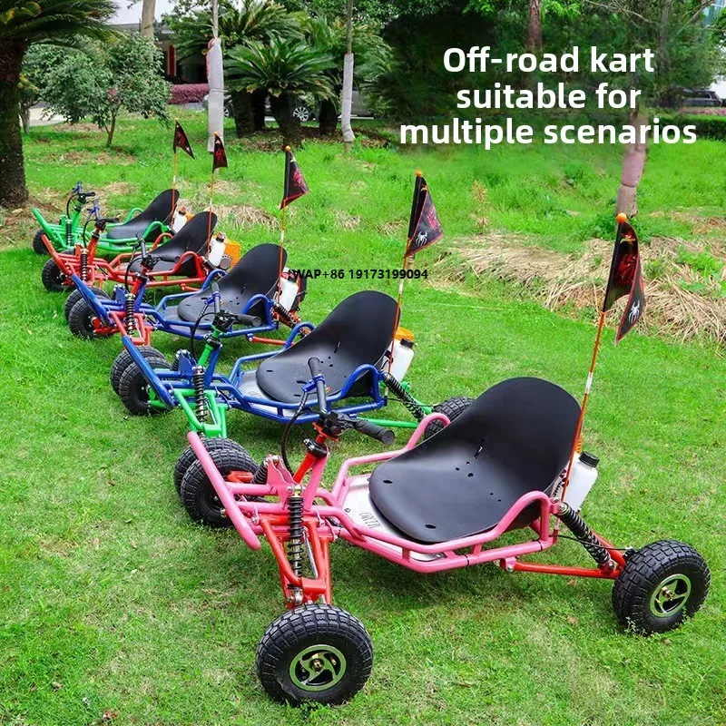 

2 Stroke Engine Off-Road Sports Outdoor Leisure Amusement Four-Wheel Electric Go Kart Beach Kart