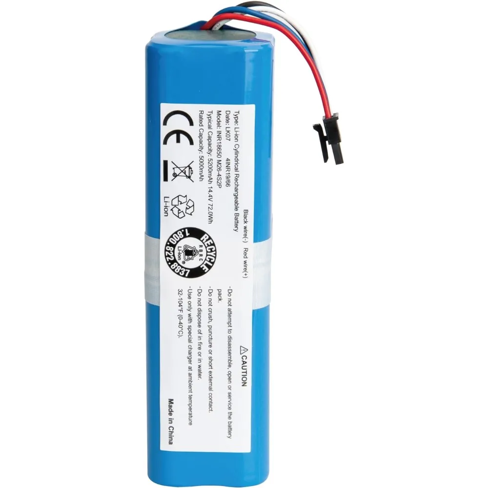 Nowa wymienna bateria 5200mAh/6800mAh do Eufy Robovac L70 L10 Hybrid, T2190, T2190G21, PNINR18650M26-4S2P