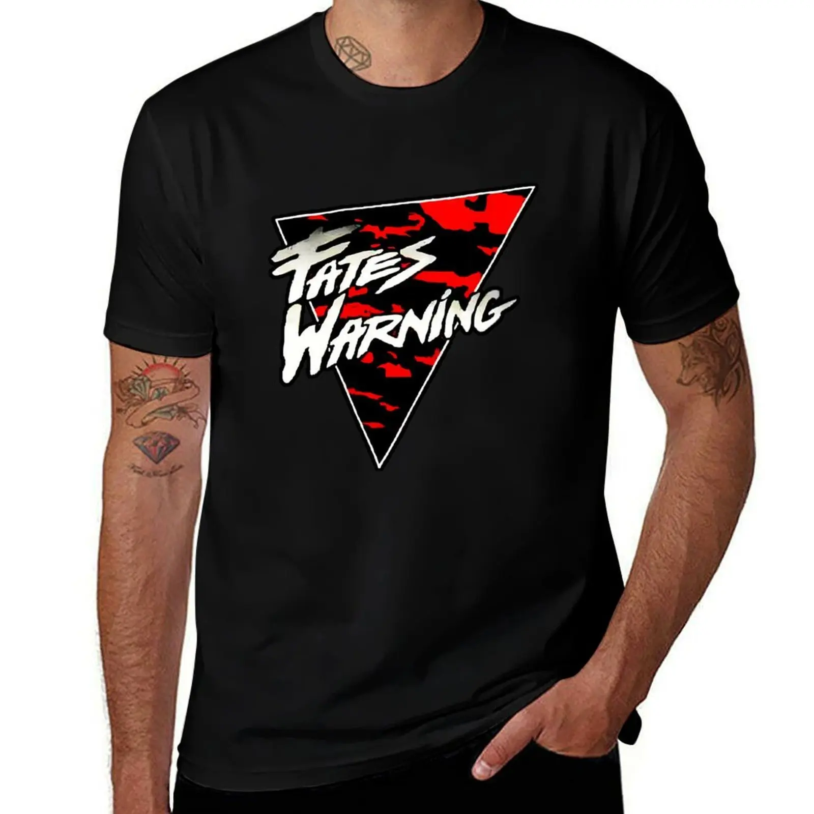 

Футболка Fates Warning Band с логотипом Exselna Genres Progressive Metal Heavy Metal, футболка большого размера, мужские винтажные футболки
