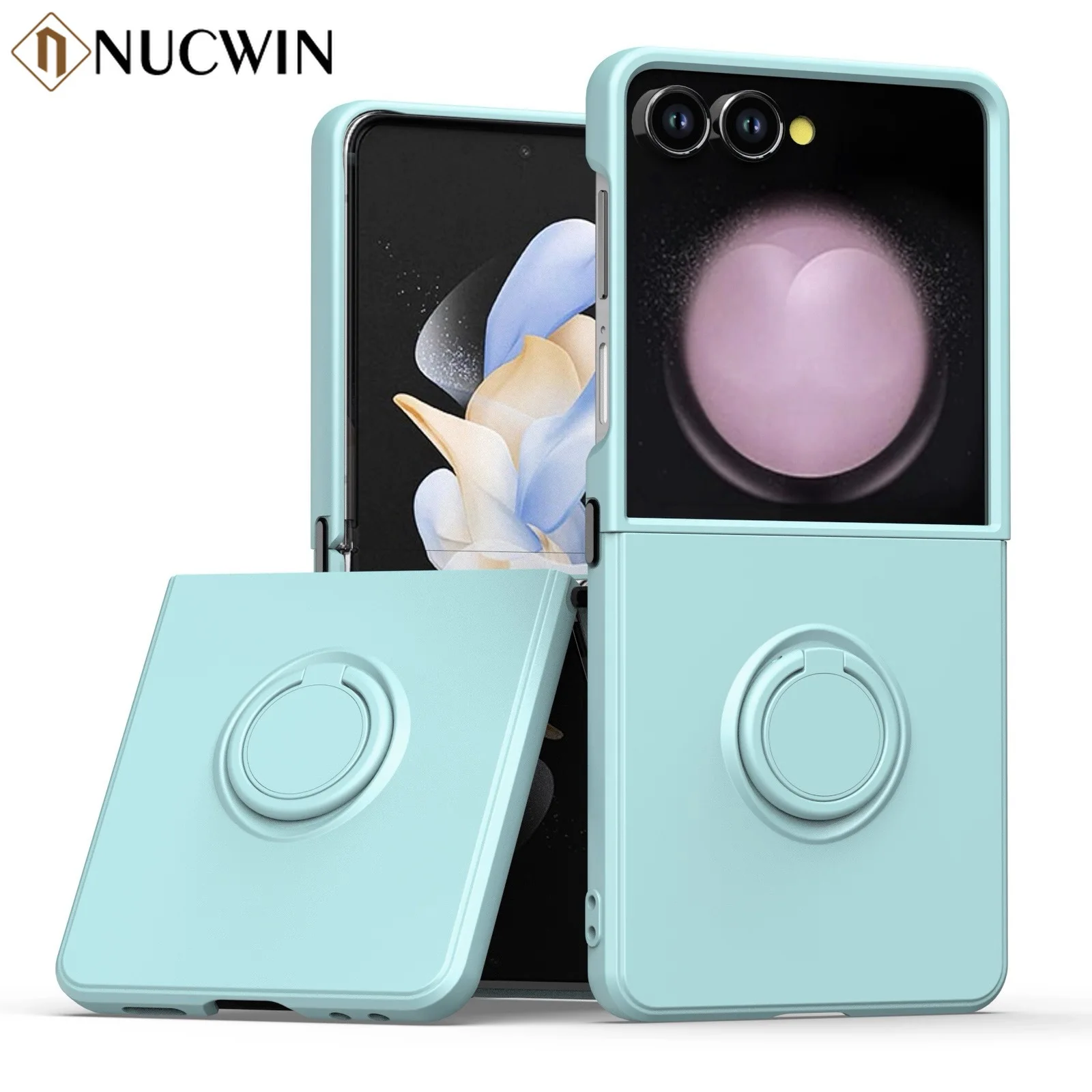 

Чехол-держатель с магнитным кронштейном и кольцом для Samsung Galaxy Z Flip7 ZFlip 3 4 5 6 7 Zflip 7 FE Flip6, мягкий силиконовый чехол-бампер