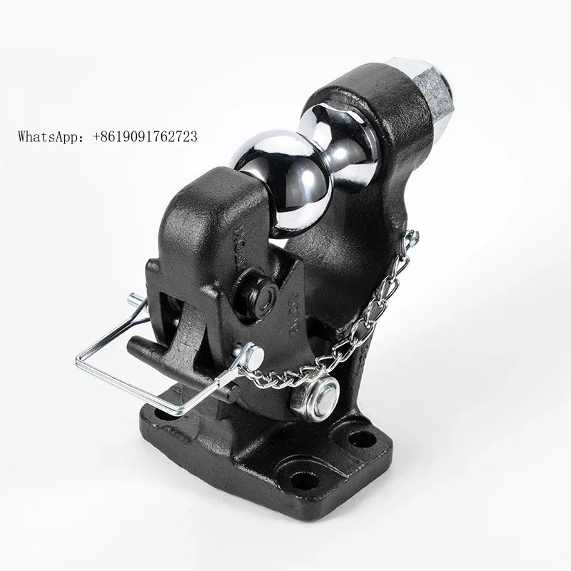 

ZAIQU 8Ton American-style Steel Hook Trailer Hitch and 85x45mm Hole Pintle Tow Hook Parts High Quality 50mm Trailer Ball Access