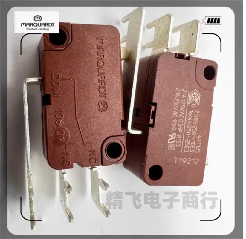 1 PCS German MARQUARDT Micro Switch 3-Pin 21A 1 Open 1 Close Pin Width 4.8mm