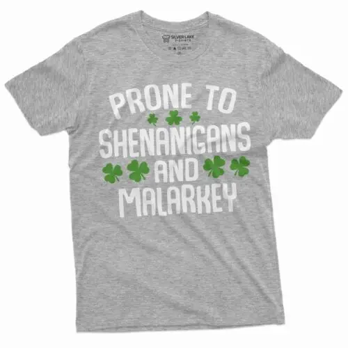 Funny Saint Patrick's day shirt shenanigans and Malarkey Tee Saint Patty's Shirt