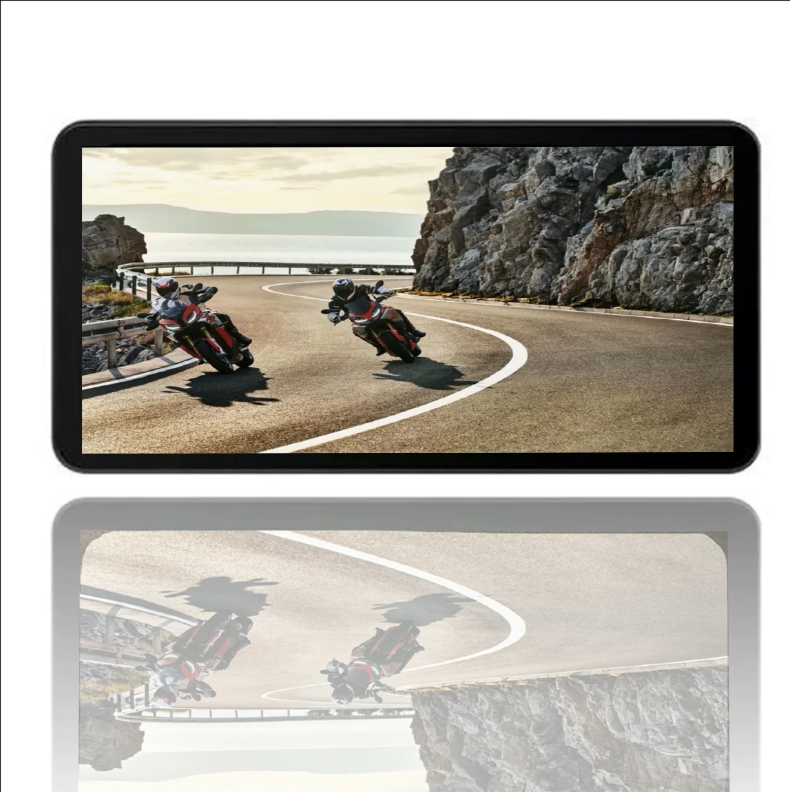 

Carplay Motorcycle Navigation Android Auto 6.3 Inch IP67 Waterproof Touch Screen with TPMS DVR GPS 2*BT 2+32GB/4+64GB