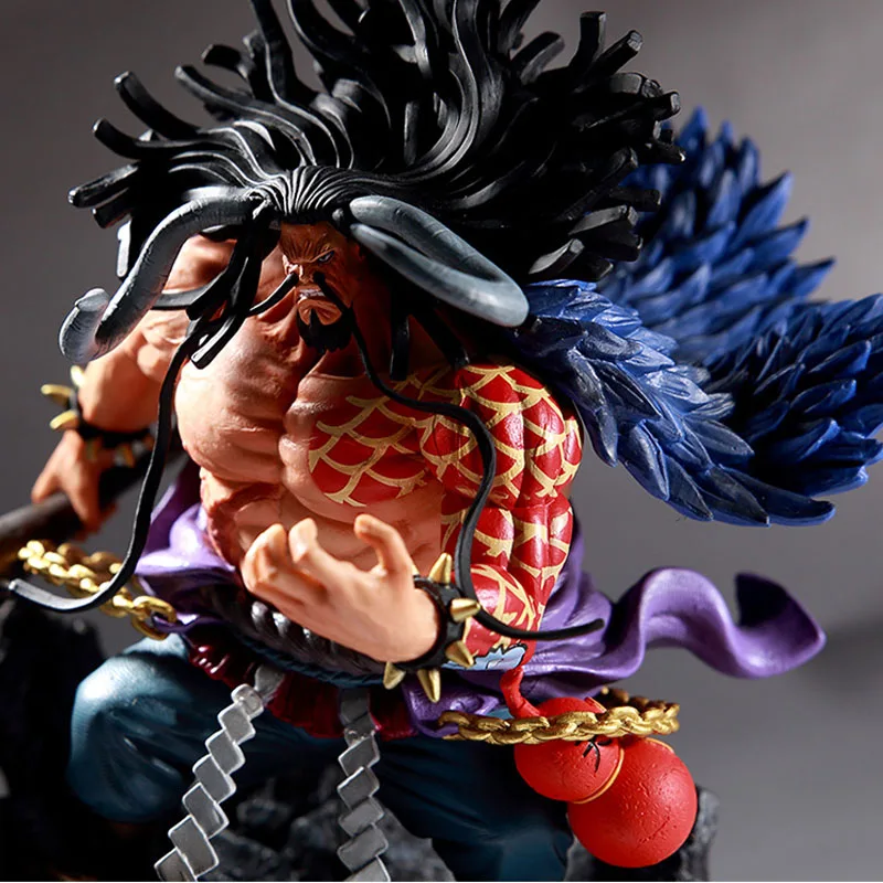 

One Piece Gk Four Emperors Kaiduo Hundreds Of Beasts Kaiduo Battle Scene Statue Hand-Made Model Ornaments Boxed