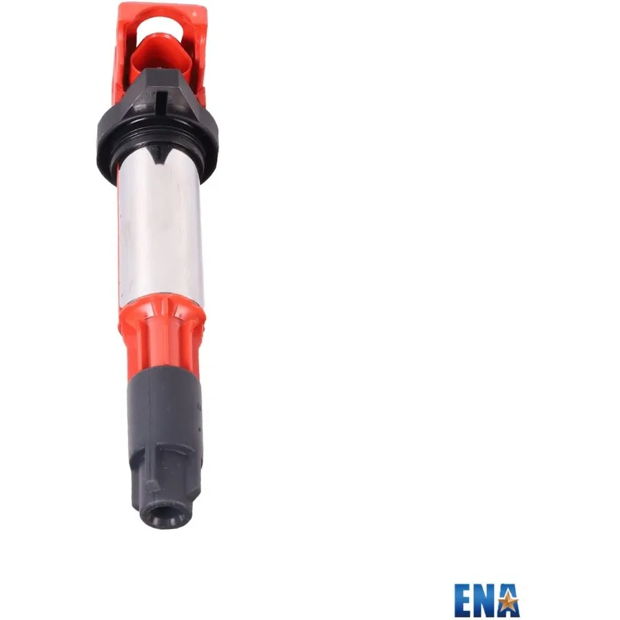 مجموعة من 6 قطع من ملف الإشعال الأحمر المتوافقة مع BMW 325i 330i 525i 545i 550i 650i 750i Alpine B7 M3 X3 X5 Z3 Z4 20012010 2.5L 3