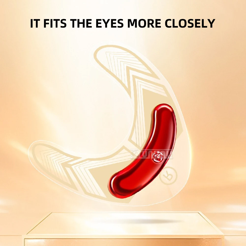 Yunlin Li جهاز تجميل العين تدليك EMS مكركرنت فيلم مرن جل لصقة عين جهاز تجميل العين