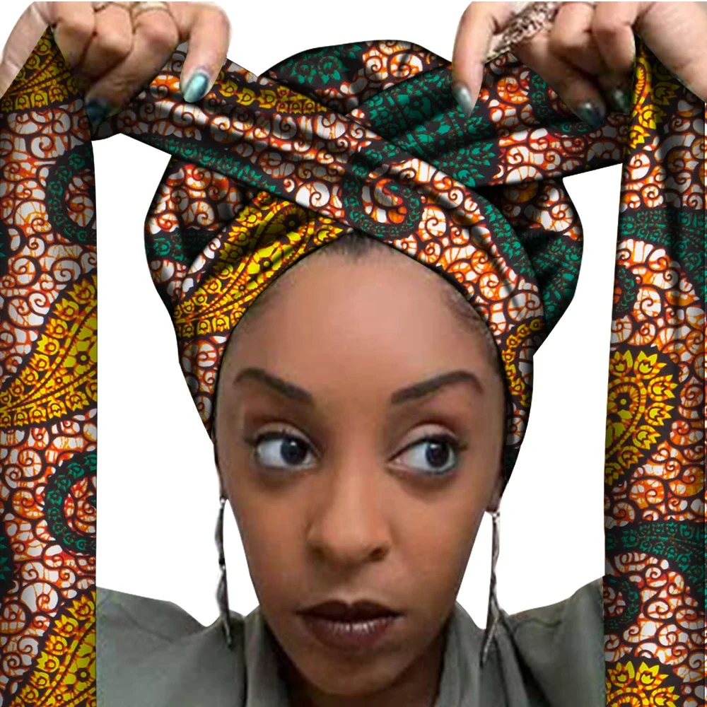 African Print Bonnet With Long Ribbon Wrap Single Layer Head Wrap Ankara Pattern Women Hair Cover Large Size Hair Wrap Cap