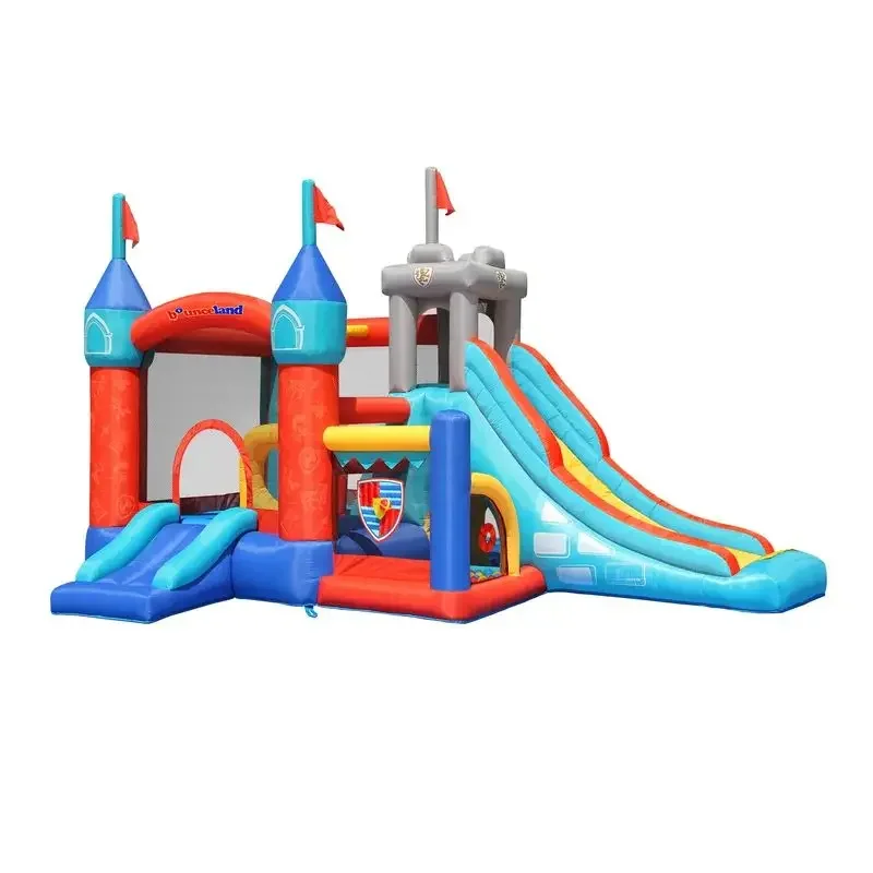 Custom Small Inflatable Bounce House with Slide PVC Kids Bouncy Play House Includes Blower & Repair Accessories Shipped by Sea