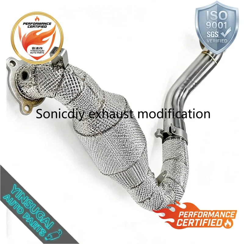 High Performance Downpipe Exhaust for Mercedes Benz A260 2.0T Exhaust System Performance Upgrade Parts