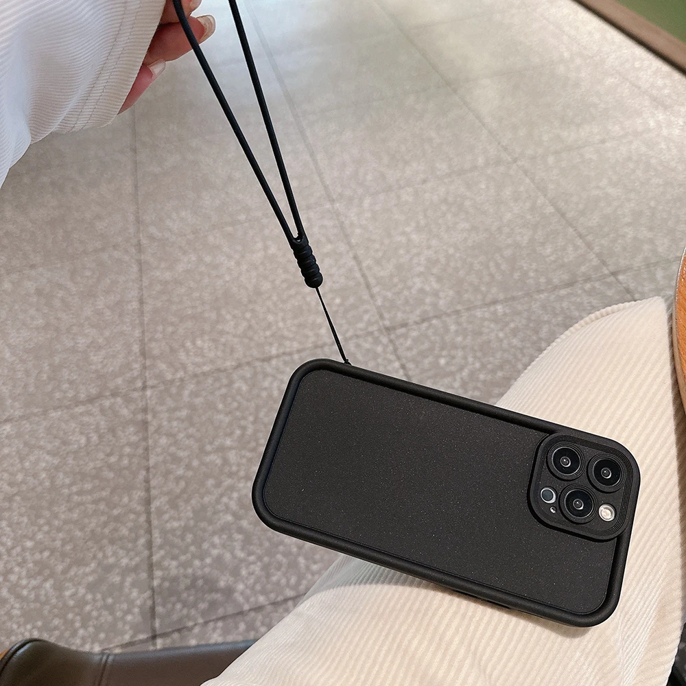 غطاء خلفي لين من البولي يورثين الحراري بحزام يد ، حافظة جواز سفر مغربي لهواتف آيفون 15 ، 14 ، 13 ، 12 ، 11 برو ماكس ، ميني ، XR ، XS ، X ، 7 ، 8 بلس ، فوندا