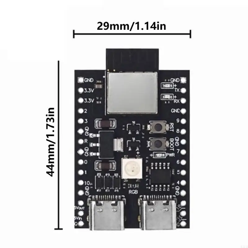 คณะกรรมการพัฒนา R2LB ESP32 รองรับ WiFi และ BLE5.0 เหมาะสำหรับ DIY Electronics และ IoT Type C USB Port