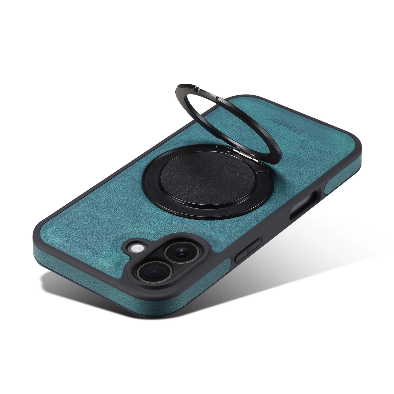 Handyhülle 360 ° Drehbarer Ständer mit Kunstleder-Ringverschluss für iPhone 18 Pro Max 17 Air 16 Plus 15 14 13 12 – Detail 18