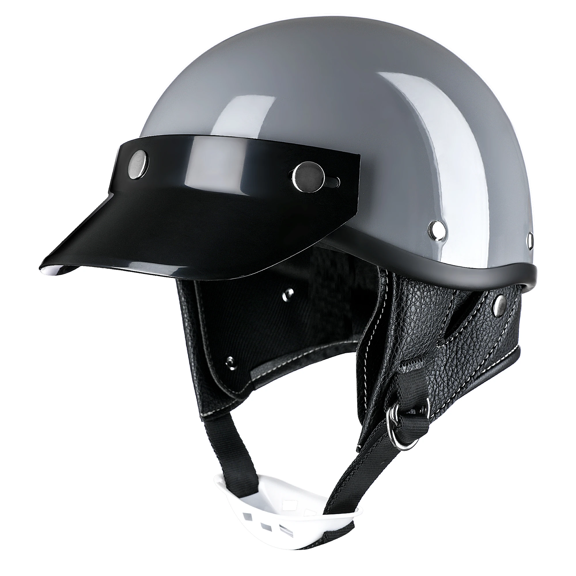 

For Harley Men and Women Unisex Scooter Four Seasons Helmet Retro Half Face Motorbike Helmets Motorcycle Helmet Vintage New