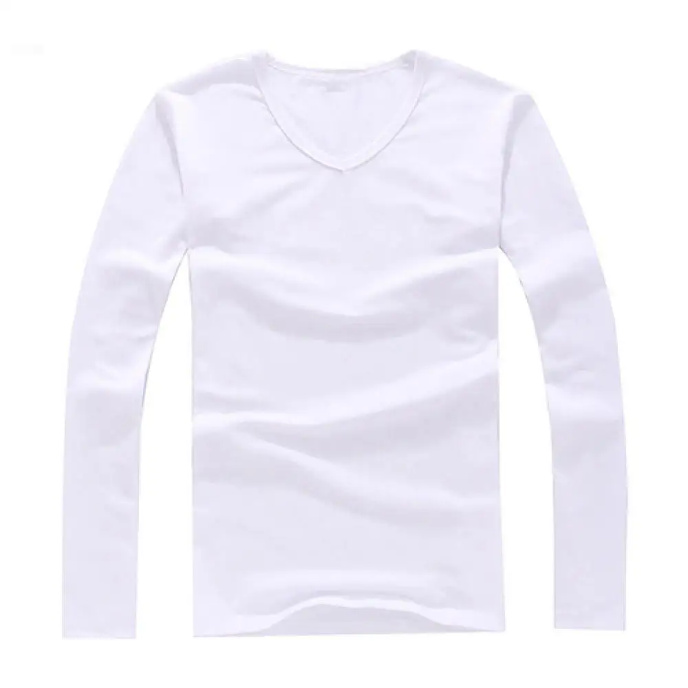 القطن الرجال تي شيرت جولة الرقبة تصميم الأزياء سليم صالح Soild تي شيرت الذكور بلايز تيز كم طويل تي شيرت للرجال