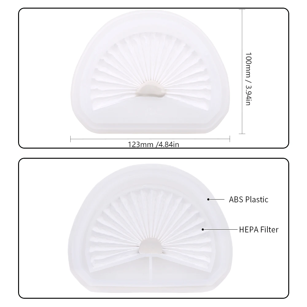 Hepa Post Filter Replacement Compatible with Black Decker VLPF10 HLVA320J00 Dustbuster Hand Vacuum Cleaner Filter Part Accessory