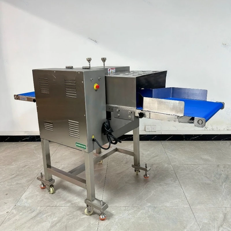 Beef jerky processing production line Large beef layered slicer Conveyor belt type beef fresh meat slicer