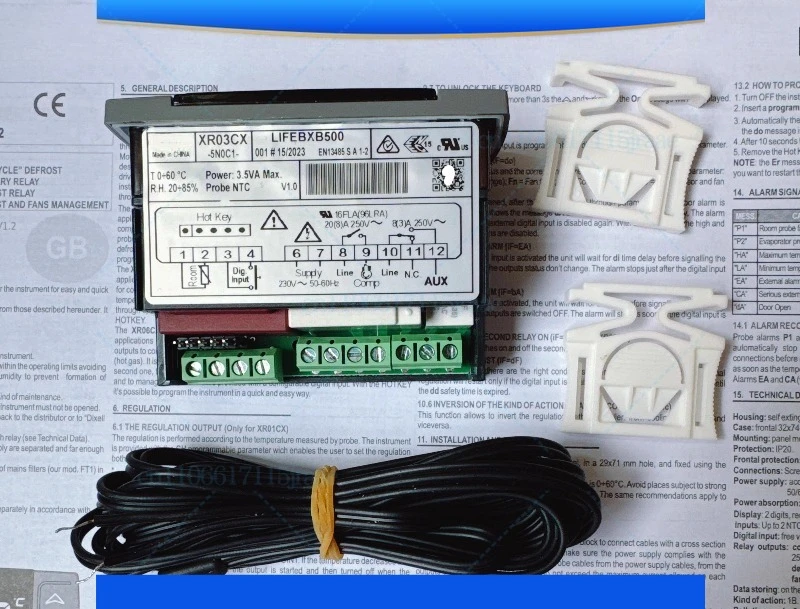 Pixie Thermostat XR03CX-5N0C1: XR03CX-5NOC1: XR03CX-SNOC1XR03CX Temperature Control