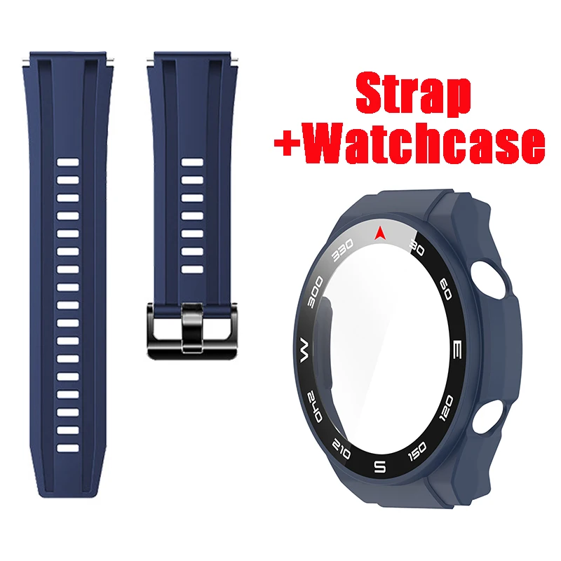 Silicone Strap for HUAWEI WATCH Ultimate Bracelet Replacement Wristband Watchcase For Huawei Ultimate Watchband Official Same