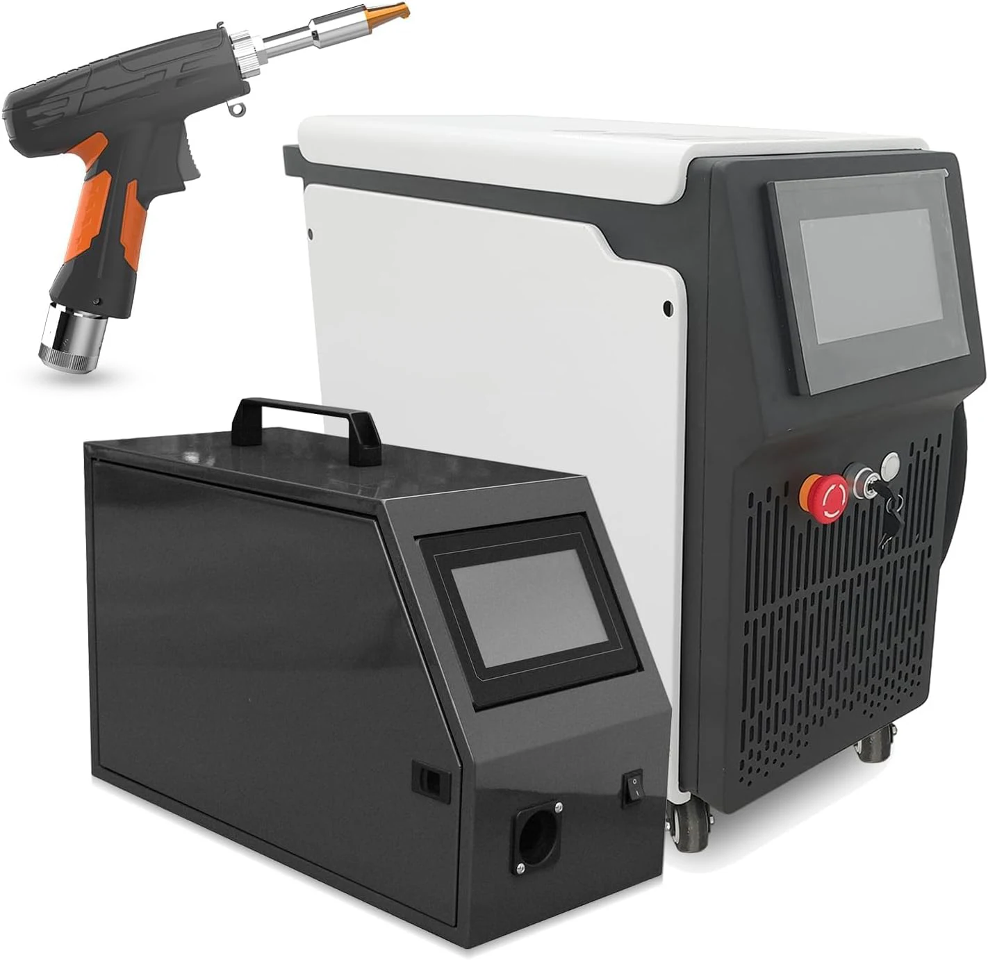 Air cooled automatic handheld mini fiber laser welders 4 in 1 Portable fiber laser welding machine prices