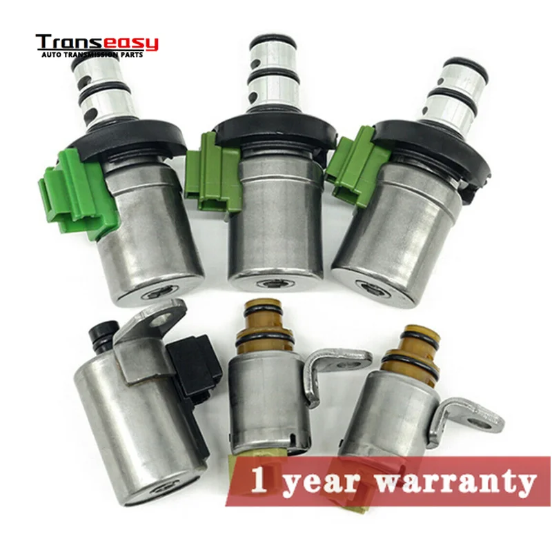 6 PCS 4F27E Transmission Solenoid Kit Suit For Mazda 2 3 5 6 CX-7 MPV 48420K-R