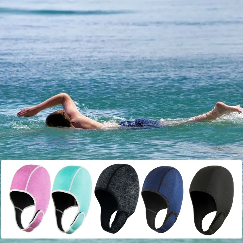 

Wetsuit Hood 2mm Thermal Dive-Cap Neoprene Diving Hood Wetsuit Hat for Men Women Swimming Sailing-Water Sports E56D