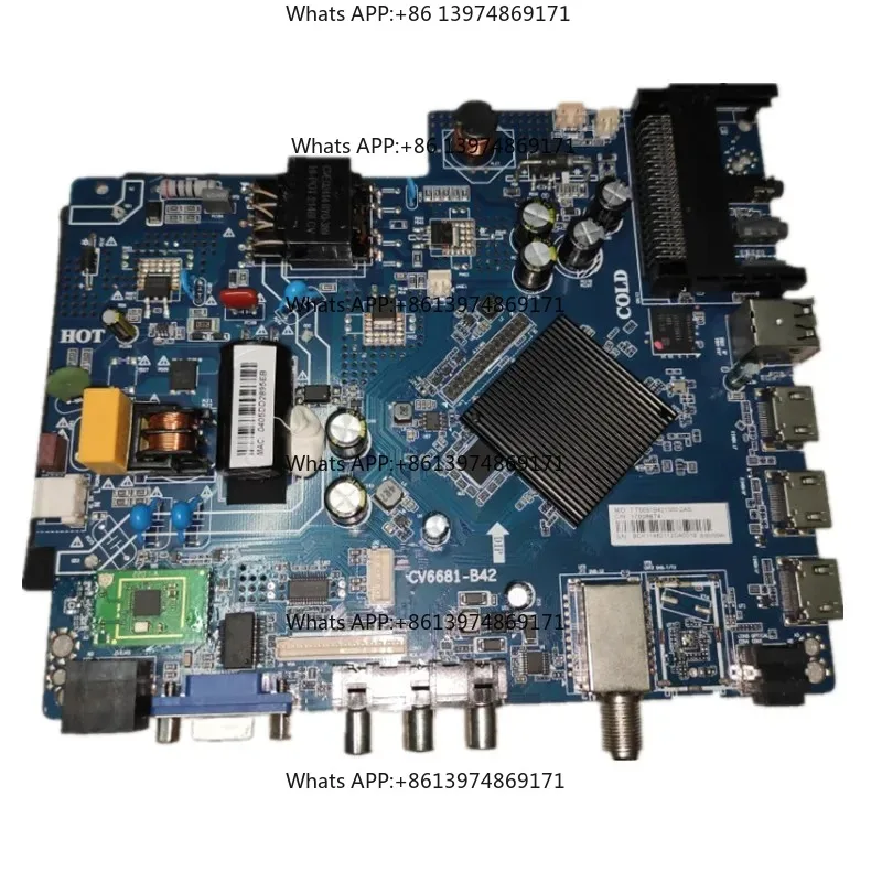 cv6681-b42 wifi network TV motherboard Android board 8G EMMC Multiple specifications checked against photos