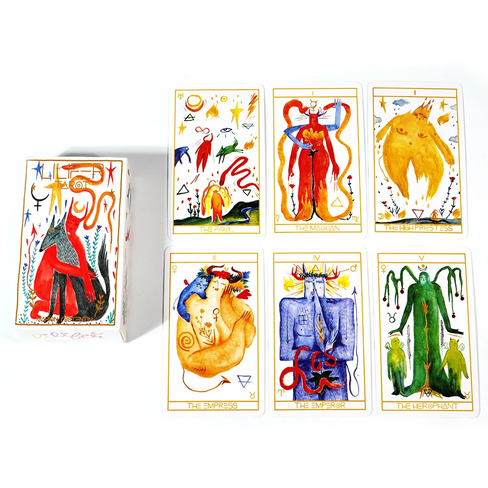 Le Lilifer kartu Tarot 80 buah kartu la Tradition Occulte et ma Propre Pratique geoelle Travel pesta mengumpulkan permainan