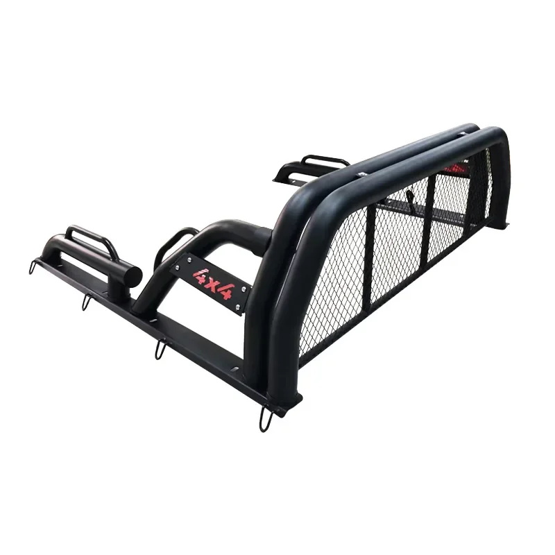 Black gantry anti-rollover bucket frame