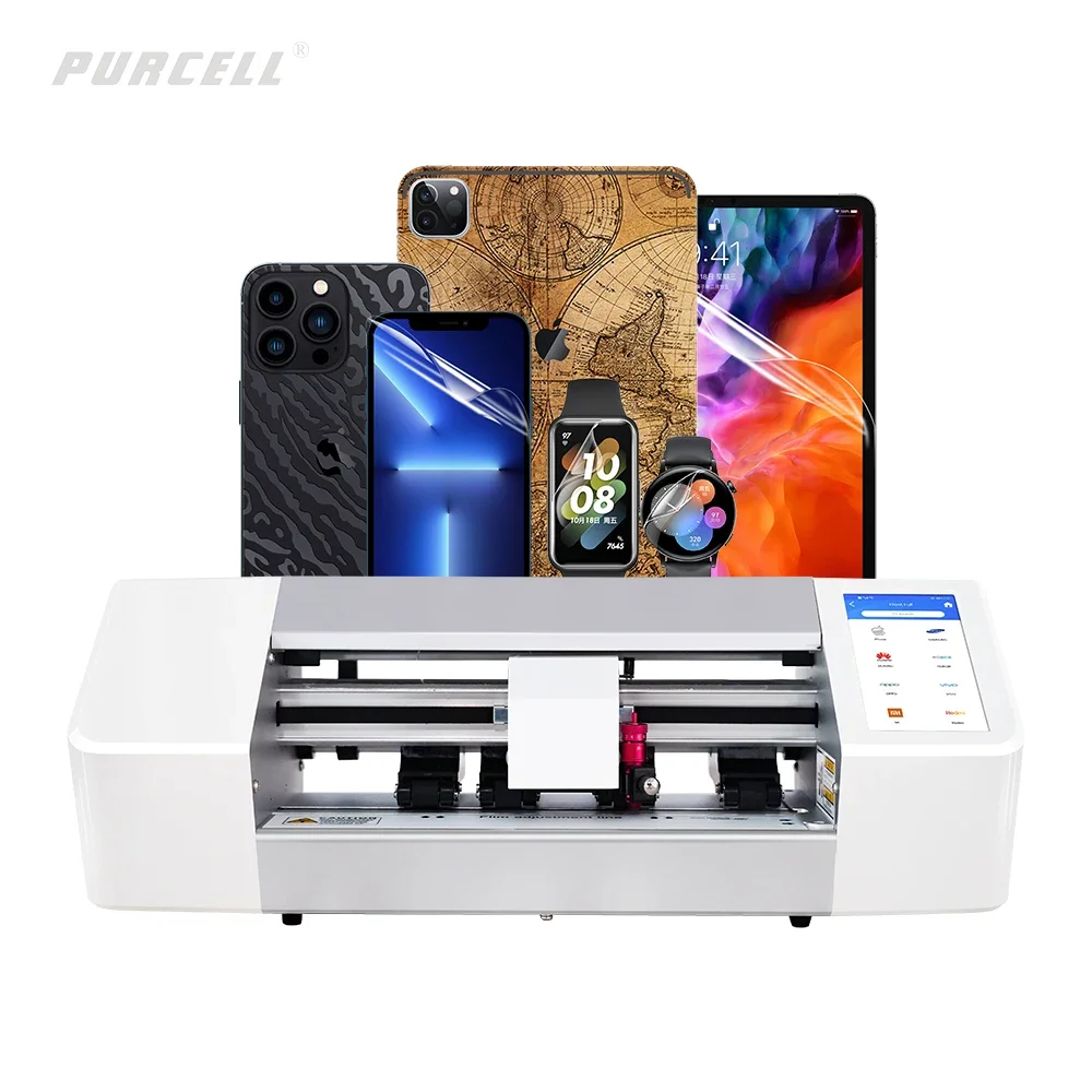 

Purcell SP310 Film Cutting Machine GPS TPU Mobile Phone Camera Screen Protector Hydrogel Film Cutter Plotter Cutting Machine