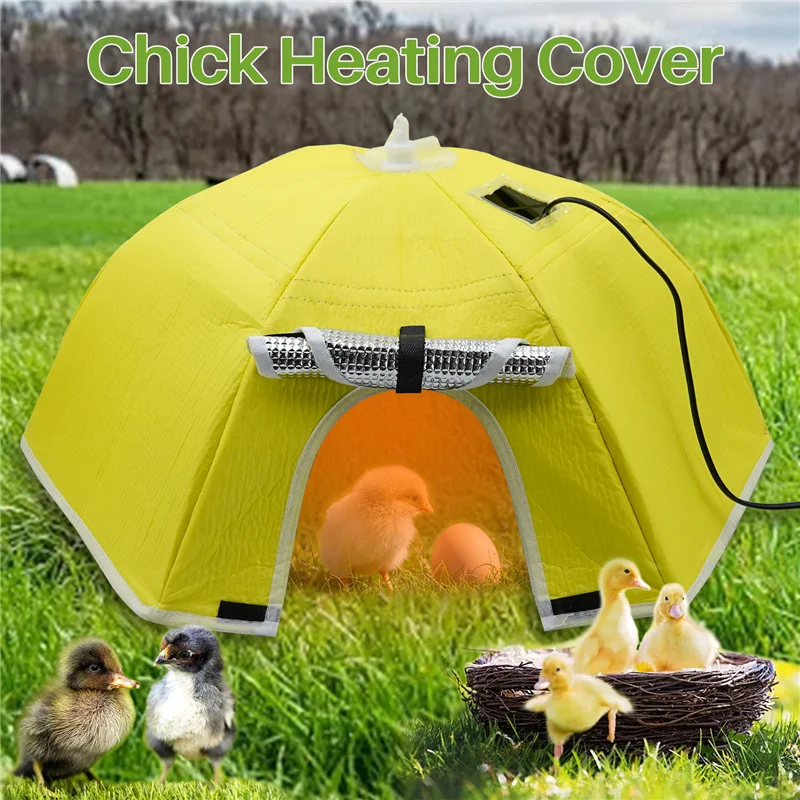 Chicken Coop Heater, Chick Brooder, Electric Poultry Heating Plate, Chick Bird Hatchling Incubator Breeding Equipment 1Pc